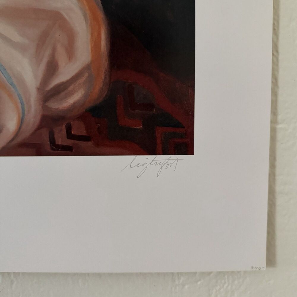 Jon Lightfoot Signed Numbered Art Print Nitz-Na Of Tesuque Offset Litho 29x22” - Picture 7 of 12